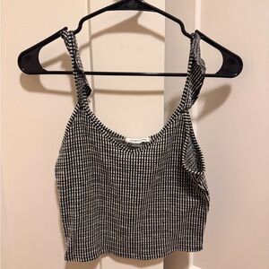 Stylish Black and White Women's Top